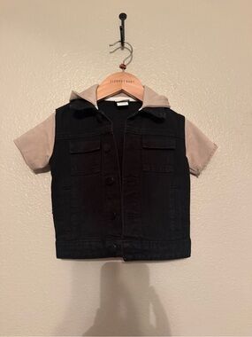 Olive+Scout Hooded Denim Jacket|18-24M